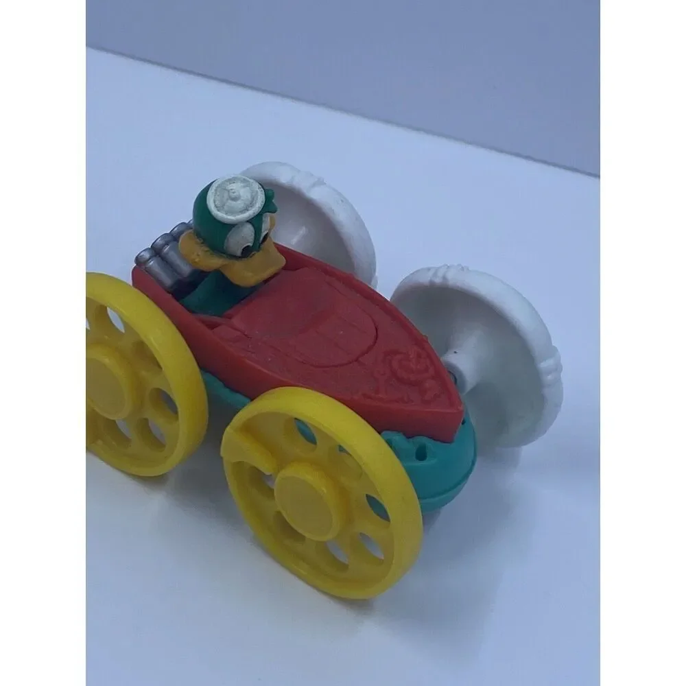 1990 Mcdonalds Happy Meal Toy Tiny Toons Adventure Flip Car Plucky & Babes